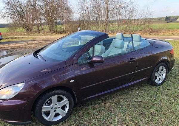 Peugeot 307 CC cena 8900 przebieg: 225250, rok produkcji 2004 z Leśnica małe 172